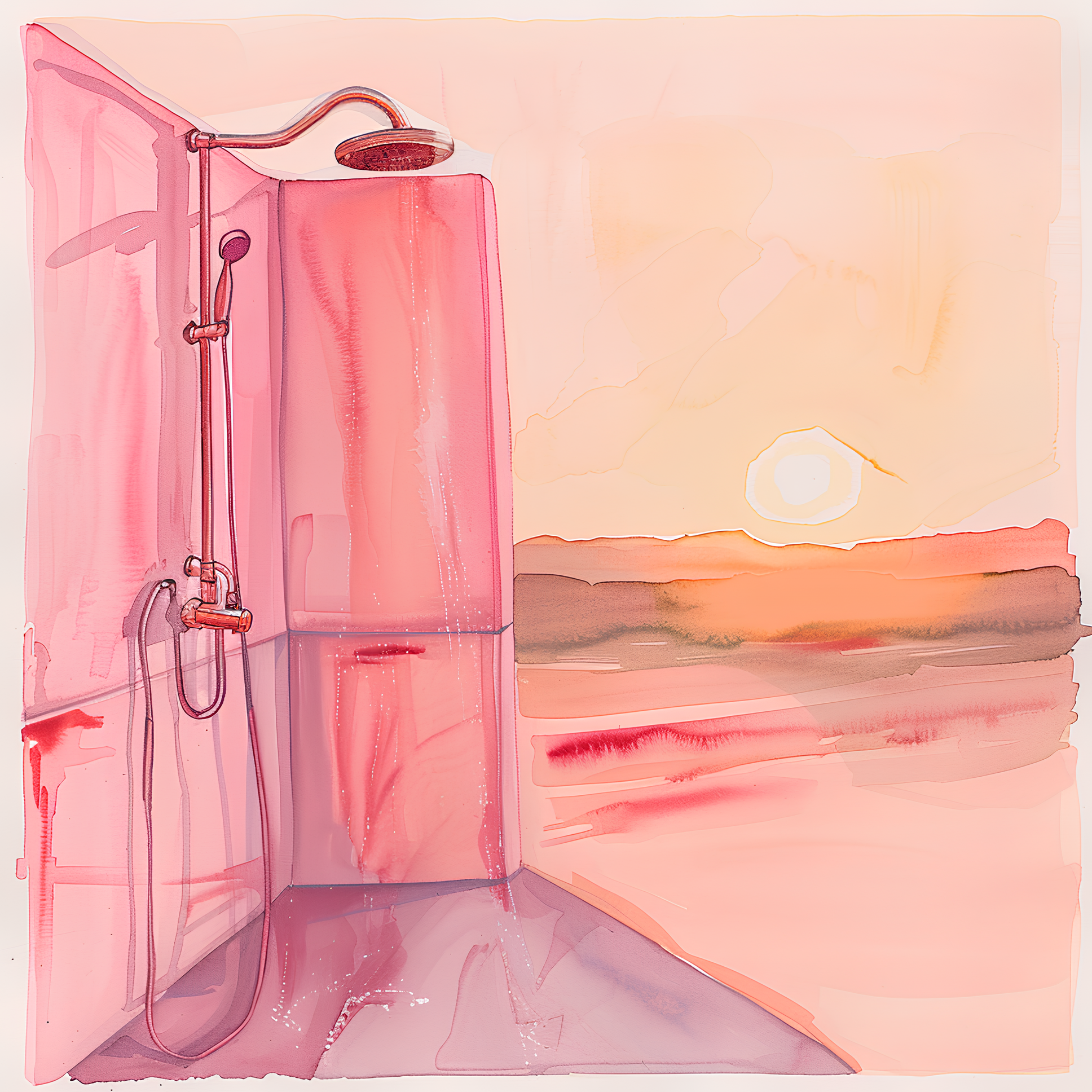 Illustration dystopique autour du manque d'eau