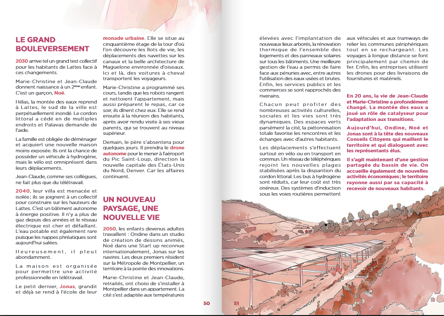 Extrait mis en page du récit CODEV