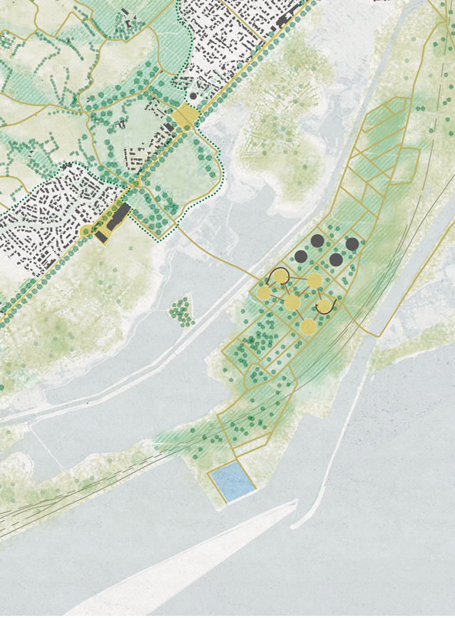Carte illustrée du projet Habiter le littoral, demain
