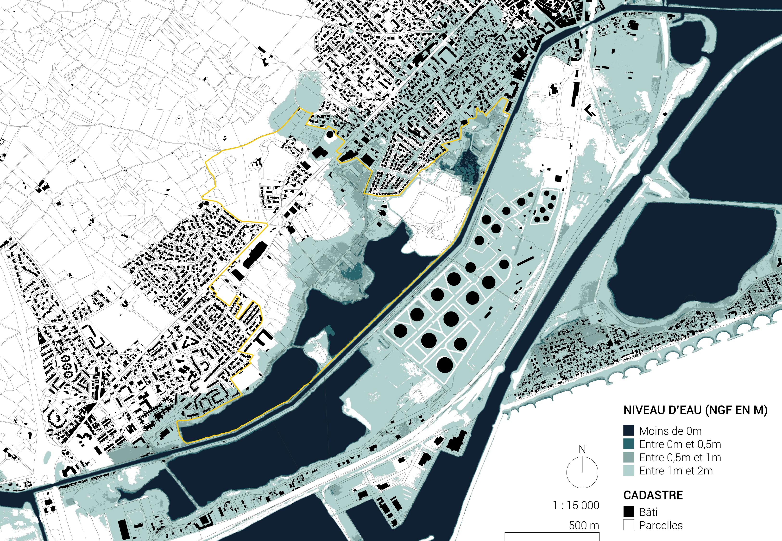 Carte du projet Habiter le littoral, demain