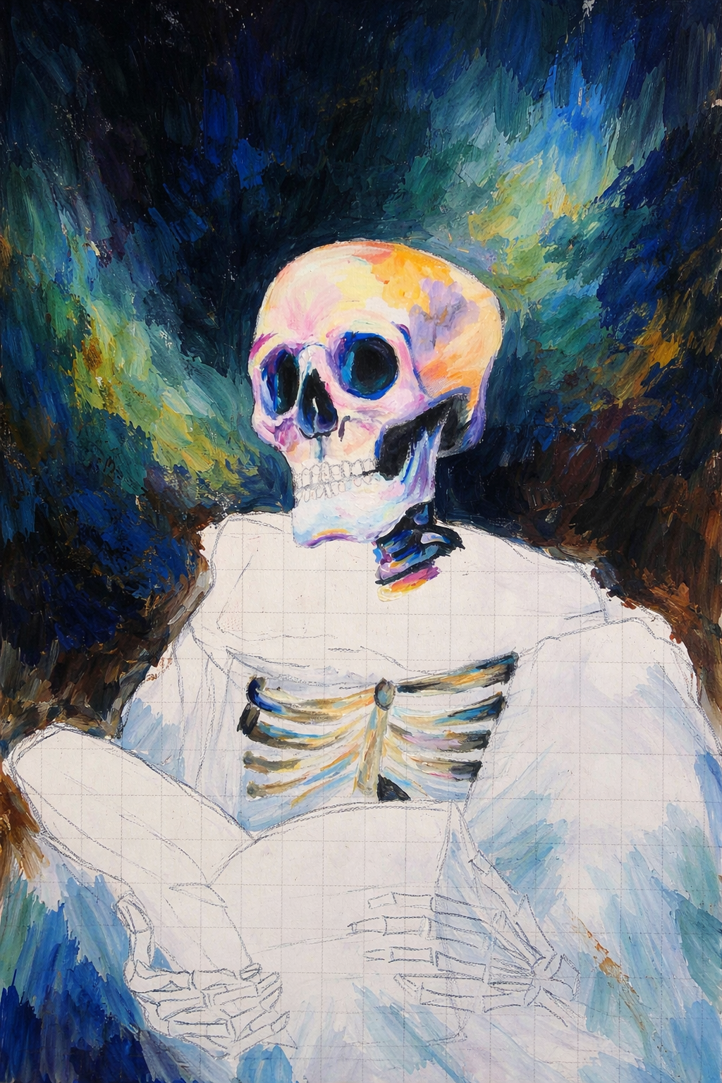 Peinture du projet Portraits et composition