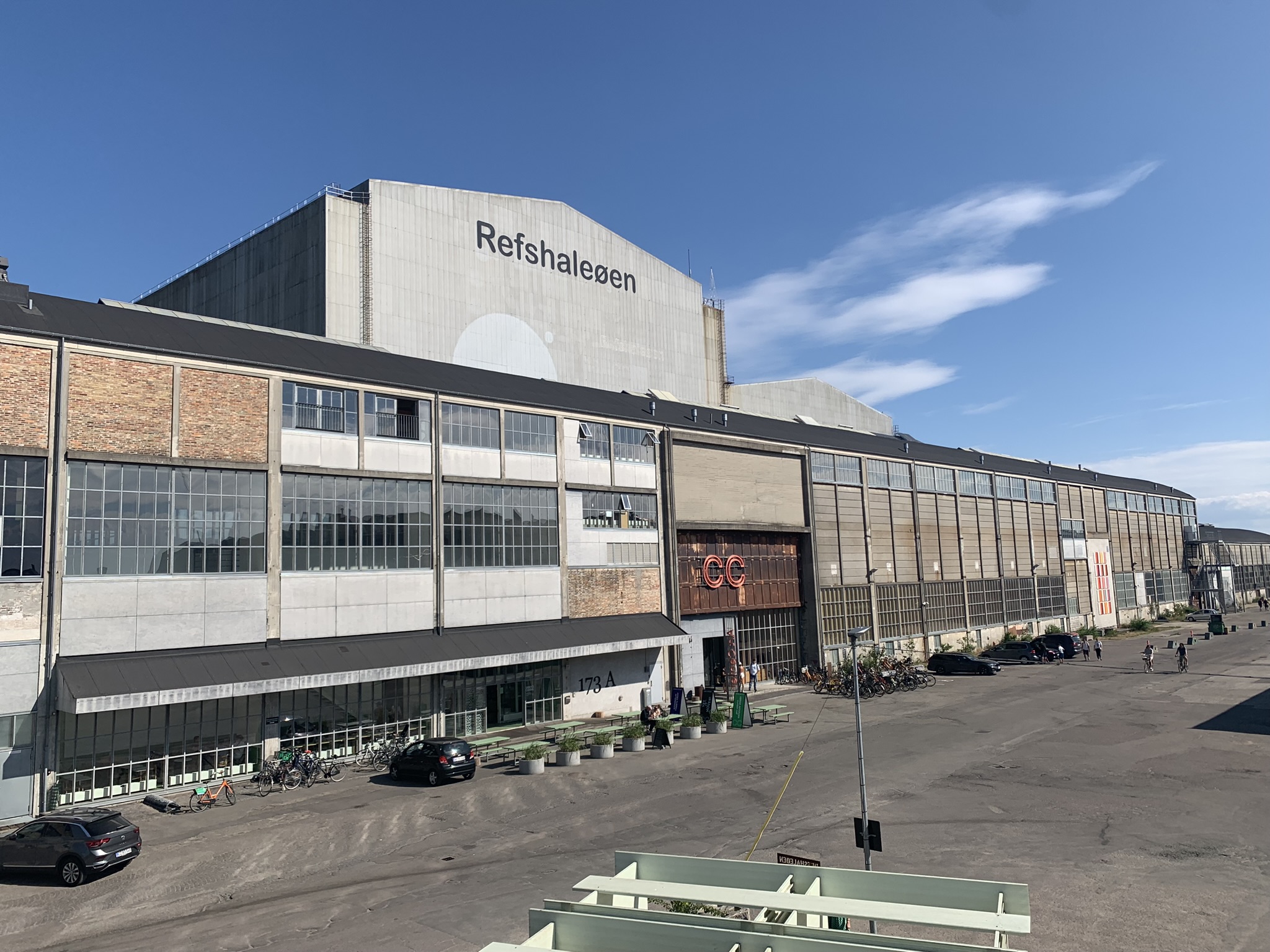 Façade industrielle de Refshaleoen